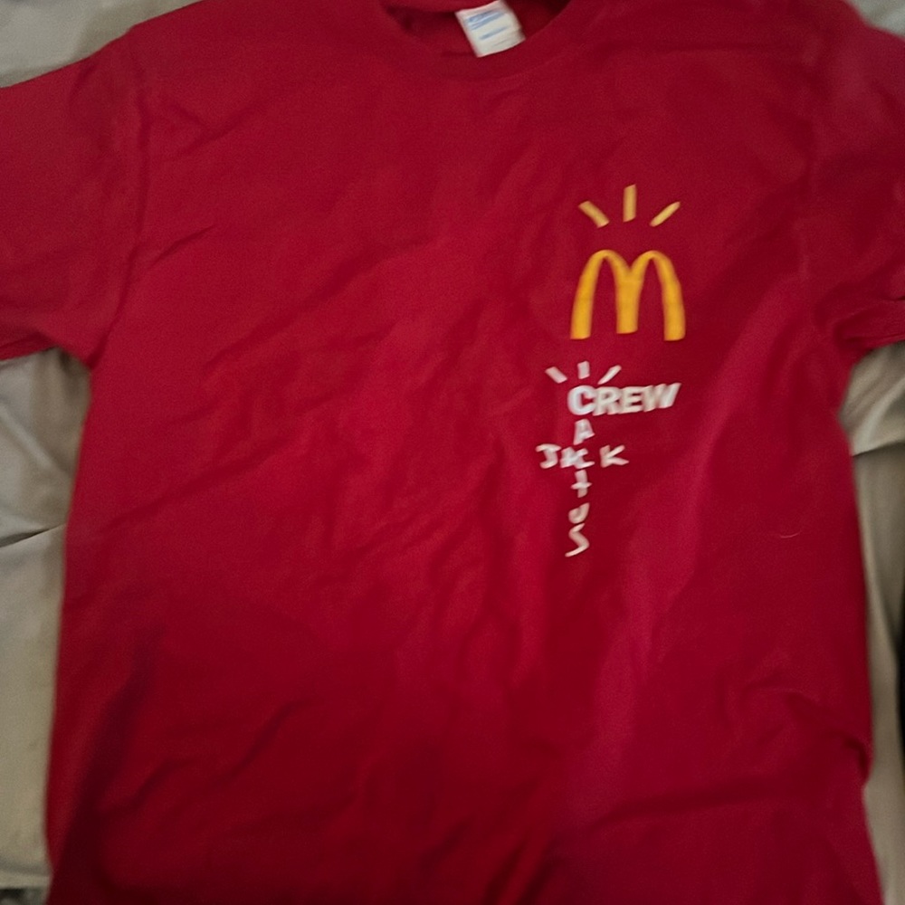 Travis Scott Mcdonald’s Merch T shirt